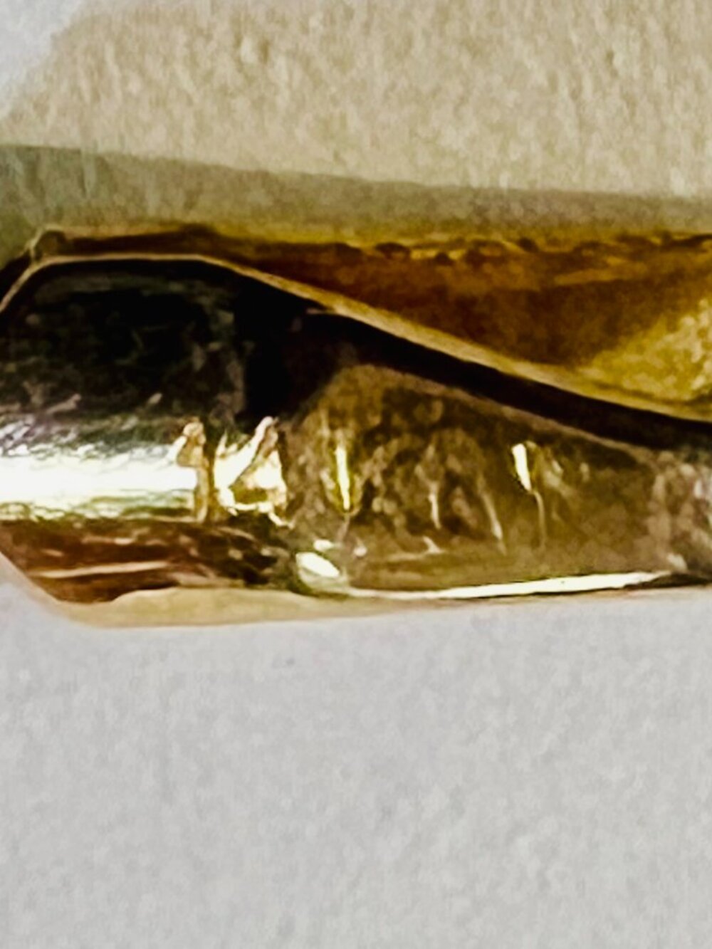 Blue Opal on a 14k gold chain, Stamped - Picture 6 of 10